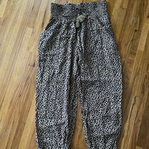 Aerie Leopard Print Joggers